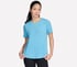 GO WALK Luxe Rib Tee, STONE / BLUE, full