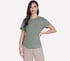 GO WALK Luxe Rib Tee, TAUPE / OLIVE, full