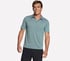 GO DRI All Day Piedmont Polo, STONE / OLIVE, full