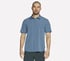 The GO WALK Air Short Sleeve Shirt, NAVY, full
