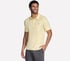 GO DRI All Day Polo, YELLOW / TURQUOISE, full