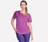 GO DRI SWIFT Tee, BLACK / FUCHSIA, full