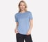 GO DRI Swift Tee, BLANC / BLEU, full