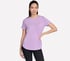 GO DRI Swift Tunic Tee, WHITE / LIGHT PURPLE, full