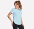 GO DRI Swift Tunic Tee, WHITE / SILVER, full