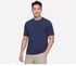 GO DRI All Day Tee, NAVY / BLK / LIME, full