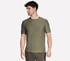 GO DRI All Day Tee, OLIVE / GRIS, full
