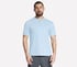 Off Duty Short Sleeve Henley, NATURAL / LIGHT BLUE, full