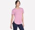 GO DRI Swift Stripe Tunic Tee, ROSE, full