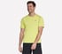 GO RUN Vapor Tee, NEON LIME / MULTI, full
