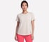 Skechsoft Elevate Tee, BLANC / MAUVE, full