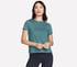 Rhinestone Tee, NAVY / GREEN, full