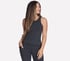 GO WALK Daisies Tank, GUNMETAL / BLACK, full