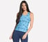 GO WALK Coastal Floral Tank, SILVER / LIGHT BLUE, full