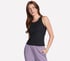 GO WALK Luxe Rib Tank, BLACK, full