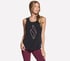 Shine Diamond Tank, BLACK, full