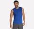 GO DRI Charge Muscle Tank, BLUE, full