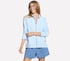 GO WALK Everywhere Jacket, ARGENT / BLANC / BLEU, full