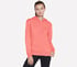 Skechers Signature Pullover Hoodie, CORAL / LIME, full
