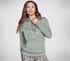 SKECH-SWEATS Diamond Wild One Pullover Hoodie, LTGR, full