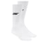 2 Pack Men's Performance Soccer Over The Knee Socks, WHITE, full
