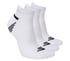3 Pack Women's Performance Low Cut Golf Socks, WHITE, full