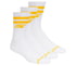 3 Pack Performance Pickleball Crew Socks, YELLOW, full