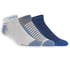 3 Pack Low Cut Terry Trainer Work Socks, GREEN / BLUE, full