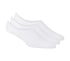5 Pack Microfiber Liner Socks, WHITE, full