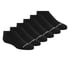 6 Pack Non Terry No Show Socks, BLACK, full