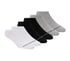 Cotton No-Show Socks - 6 Pack, WHITE / BLACK, full