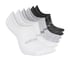Super Soft No Show Liner Socks - 6 Pack, WHITE / BLACK, full