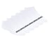 6 Pack No Show Cotton Socks, WHITE, full