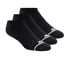 Mens No Show Premium Basic Socks - 3 Pack, BLACK, full