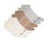 6 Pack Core Low Cut Large Socks, NATURAL / MULTI, full