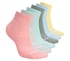 6 Pack Core Quarter Medium Socks, MULTI, full