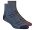 Mens Trail Quarter Coolmax Socks - 2  Pack, BLUE  /  GRAY, full