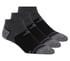 3 Pack Women's Performance Low Cut Running Socks, BKGY, full