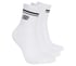 3 Pack Women's Low Crew Varsity Socks, WHT, full