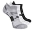 3 Pack Men's Performance Low Cut Running Heel Tab Socks, GRIS FONCÉ, full