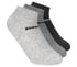 3 Pack Boys' Low Cut Cotton Socks, GRAY, full