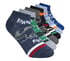 6 Pack Dragon Socks, MULTI, full