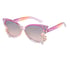 Butterfly Sunglasses, LIGHT PINK, full