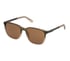 Ombre Square Sunglasses, BRN, full