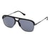 Metal Navigator Sunglasses, BLK, full