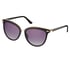 Cateye Classic Sunglasses, BLACK, full