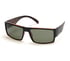 Matte Rectangle Sunglasses, BLACK, full