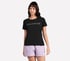 CREW NECK DIAMONTE T-SHIRT, BLACK