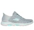 Skechers Slip-ins: GO GOLF WALK 5 - Slip-Ins, GRIS / AQUA, full