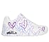 Skechers x JGoldcrown: Uno - Spread the Love, BLANC / VIOLET CLAIR, full